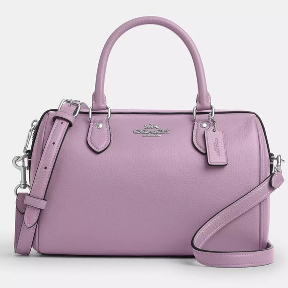 Coach Handbags - BNWT: Rare Coach Rowan Satchel Crossbody Bag - Jasmine Purple